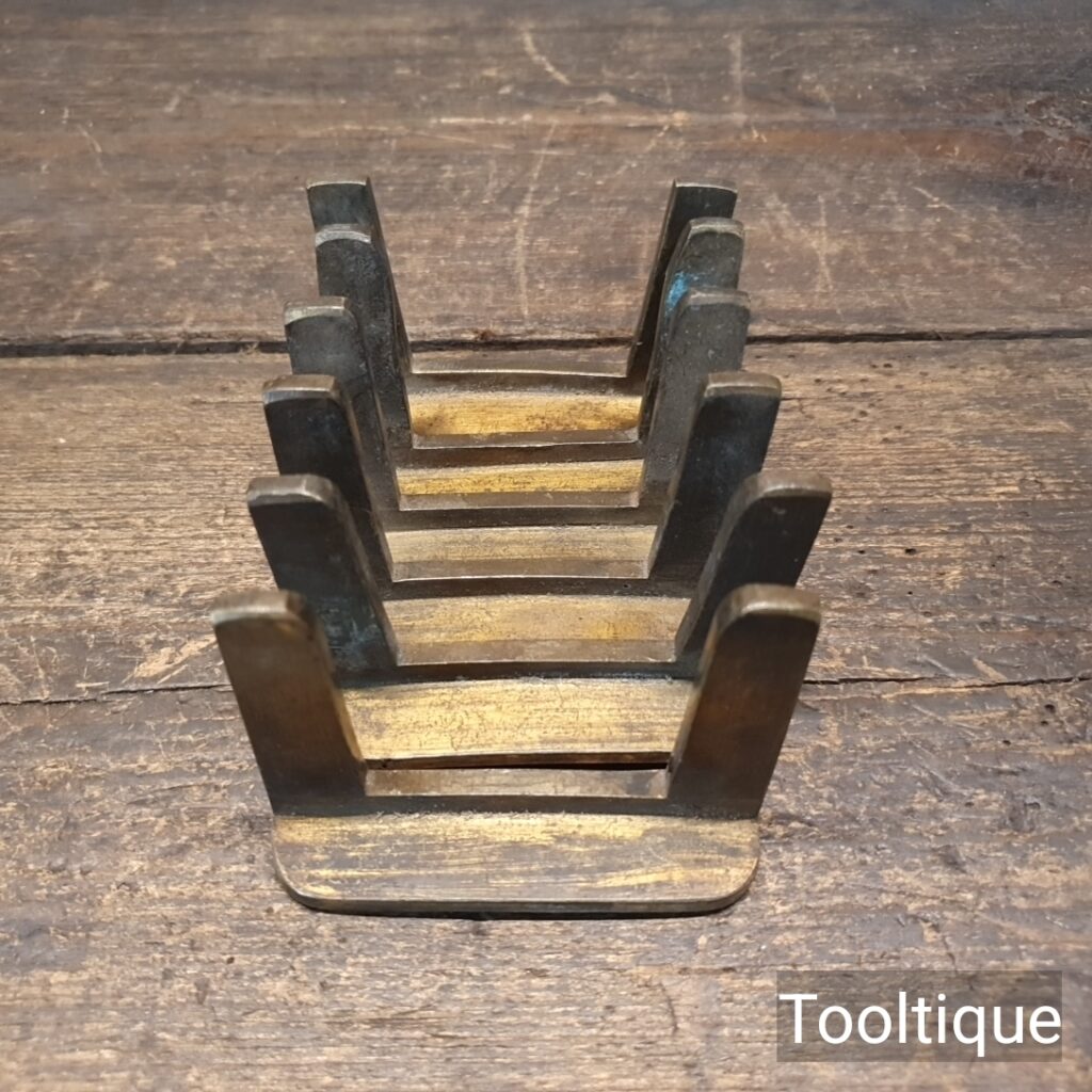 Vintage Cope & Collison Brass Furniture Brackets - Good Condition