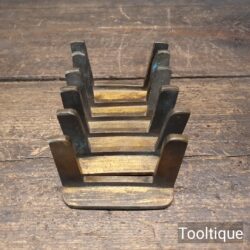 Vintage Cope & Collison Brass Furniture Brackets - Good Condition