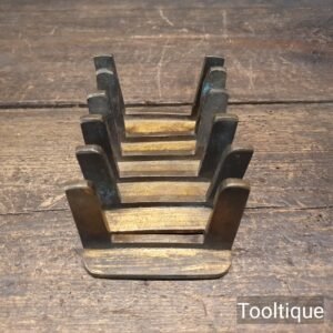 Vintage Cope & Collison Brass Furniture Brackets - Good Condition