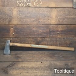Vintage Spear & Jackson Log Splitting Maul Hickory Handle - Sharpened