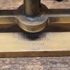 Antique Rabone Chesterman London 1920 Adjustable Brass Spirit Level - Good Condition