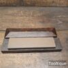 Vintage Norton India Fine Grade Honing Oilstone in Box - Lapped Flat
