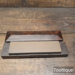 Vintage Norton India Fine Grade Honing Oilstone in Box - Lapped Flat