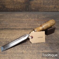Vintage 1” Bevel Edge Chisel Ashwood Handle - Refurbished Ready To Use