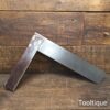 Antique 13” Carpenters Rosewood & Brass Square - Refurbished Ready To Use