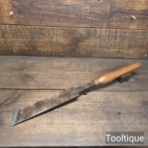 Scarce Vintage Marples & Sons 2” Wide Woodturner’s Skew Flat Chisel - Sharpened