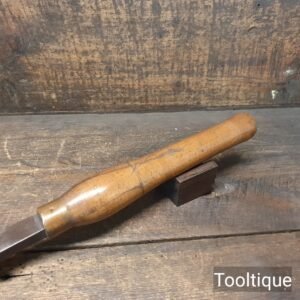 Scarce Vintage Marples & Sons 2” Wide Woodturner’s Skew Flat Chisel - Sharpened