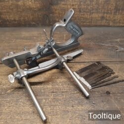 Vintage Pemuvar P44 Steel Bodied Plough Plane Complete - Refurbished