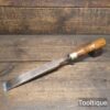 Heavy Duty Vintage 1 3/8” Long Series Firmer Chisel - Refurbished For Use