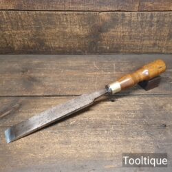 Heavy Duty Vintage 1 3/8” Long Series Firmer Chisel - Refurbished For Use