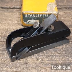 Vintage Boxed Stanley England No: 75 Bullnose Plane - Refined Ready To Use