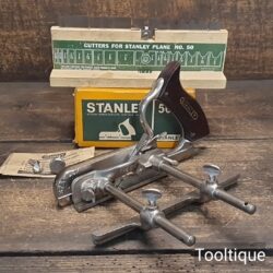 Crisp Vintage Boxed No: 50 Combination Plough Plane - Refurbished For Use
