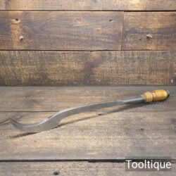 Antique Ward & Payne 9/16” Wide Swan Neck Lock Mortice Chisel - Refurbished