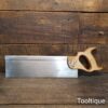 Vintage Footprint 14” Steel Back Cross Cut Bench Saw 9 TPI - Sharpened Refurbished