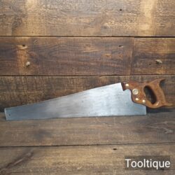 Vintage West German 22” Cross Cut Panel Saw 9 TPI - Refurbished & Sharpened