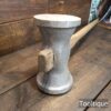 Vintage Large Cast Alloy Fence Post Maul Hardwood Handle - Good Condition