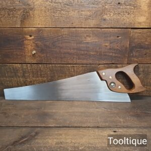 Vintage Tyzack Turner Special Cross Cut Panel Saw 9 TPI - Refurbished & Sharpened Vintage Tyzack Turner Special Cross Cut Panel Saw 9 TPI - Refurbished & Sharpened