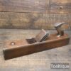 Vintage 17” Beechwood Jack Plane Sorby Tapered Iron - Refurbished Ready For Use