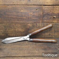 Vintage Pair Sheffield Made Gardening Shears - Fully Refurbished For Use