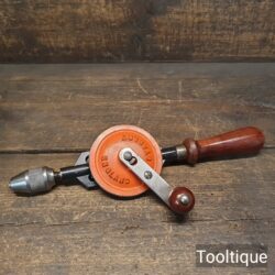 Vintage Stanley No: 805 Egg Beater Style Hand Drill - Refurbished Ready To Use