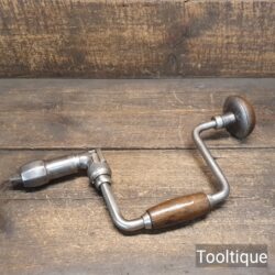 Vintage Stanley No: 75 Carpenters Ratchet Brace 10” Swing - Refurbished