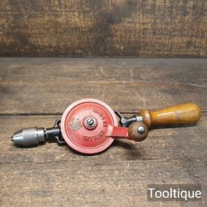 Vintage Stanley Chapman Single Pinion Hand Drill Keyless Chuck - Refurbished