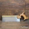 Crisp Vintage Robert Sorby No: 34 Dovetail Saw 15 TPI - Refurbished Sharpened