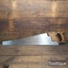 Vintage Henry Disston USA 26” Cross Cut Hand Saw 6 TPI - Refurbished Sharpened