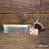 Vintage Robert Sorby Dovetail Saw 15 TPI - Refurbished Sharpened