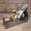 Antique Scottish Dovetailed Smoothing Plane Mahogany Infill - Refurbished Ready To Use