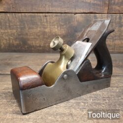 Antique Scottish Dovetailed Smoothing Plane Mahogany Infill - Refurbished Ready To Use