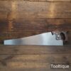 Crisp Vintage 28” Henry Disston Canadian Rip Saw 3 ½ TPI - Refurbished Sharpened