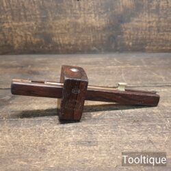 Vintage J.H Swift & Sons No: 1878 Rosewood Brass Mortice Gauge - Refurbished