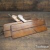 Antique 18th Century Shepley Pair of No: 2 Hollow & Round Beechwood Moulding Planes
