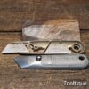 Vintage Stanley England No: 199 Alloy Firm Set Utility Knife - Refurbished
