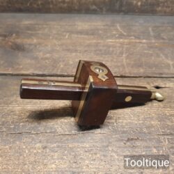 Vintage Marples Rosewood & Brass Mortice Gauge - Refurbished