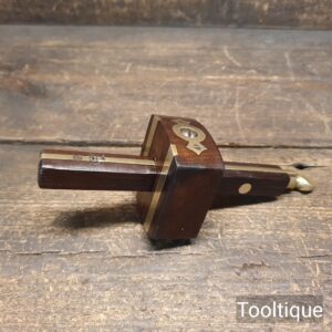 Vintage Marples Rosewood & Brass Mortice Gauge - Refurbished