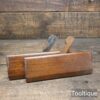 Antique 18th Century Shepley Pair No: 8 Hollow & Round Beechwood Moulding Planes