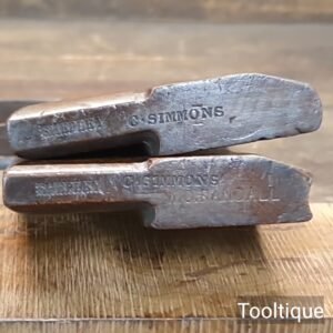 Antique 18th Century Shepley Pair No: 8 Hollow & Round Beechwood Moulding Planes
