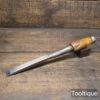Vintage I. Sorby ¾” Heavy Duty Timber Framing Socket Firmer Chisel - Refurbished For Use