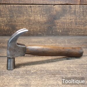 Vintage Cast Steel Short Handled Claw Hammer - Refurbished Ready To Use