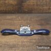 Vintage Record No: A151 Flat Sole Screw Adjustment Spokeshave - Fully Refurbished