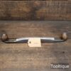 Antique Carpenters Drawknife with Egg Shaped Handles - Refurbished Ready To Use