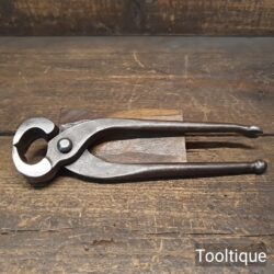 Vintage Elliot Lucas England 8” Cast Steel Pincer Pliers - Refurbished