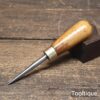 Vintage Sailmakers 3/16” Awl with Boxwood Handle - Refurbished Ready To Use