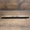 Antique 10” Carpenters Ebony & Brass Spirit Level - Refurbished Ready To Use