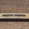 Antique 10” Carpenters Ebony & Brass Spirit Level - Refurbished Ready To Use