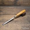Vintage ¼” Marples & Sons Shamrock Bevel Edge Chisel - Fully Refurbished