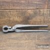 Vintage 12” Marples & Sons Blacksmiths Round Stock Pliers - Good/Fair Condition