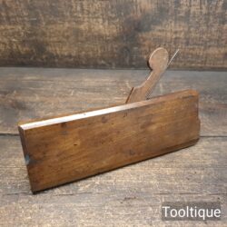 Rare Unrecorded Late 18th Century A. Hooper Beechwood Round or Hollowing Moulding Plane